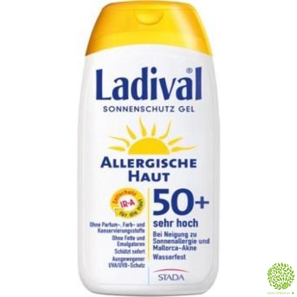 LADIVAL GEL ZA KOŽU SKLONU ALERGIJI SPF50 200ml 