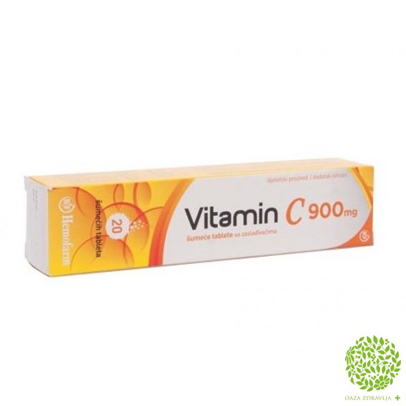 VITAMIN C ŠUMEĆE TABLETE 20x900mg 