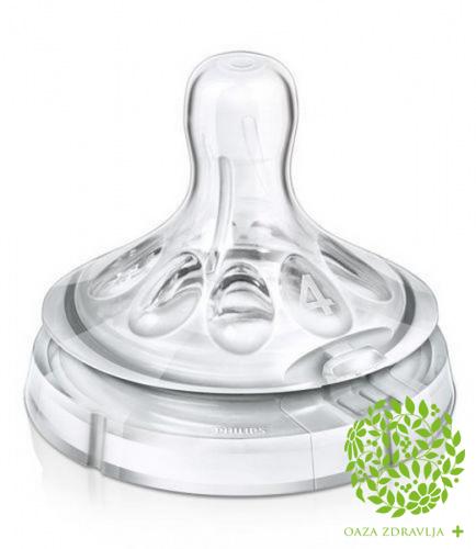 AVENT SILIKONSKA CUCLA NATURAL 6+