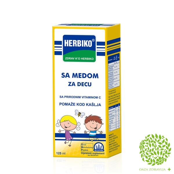 HERBIKO SIRUP SA MEDOM ZA DECU 125 ml 