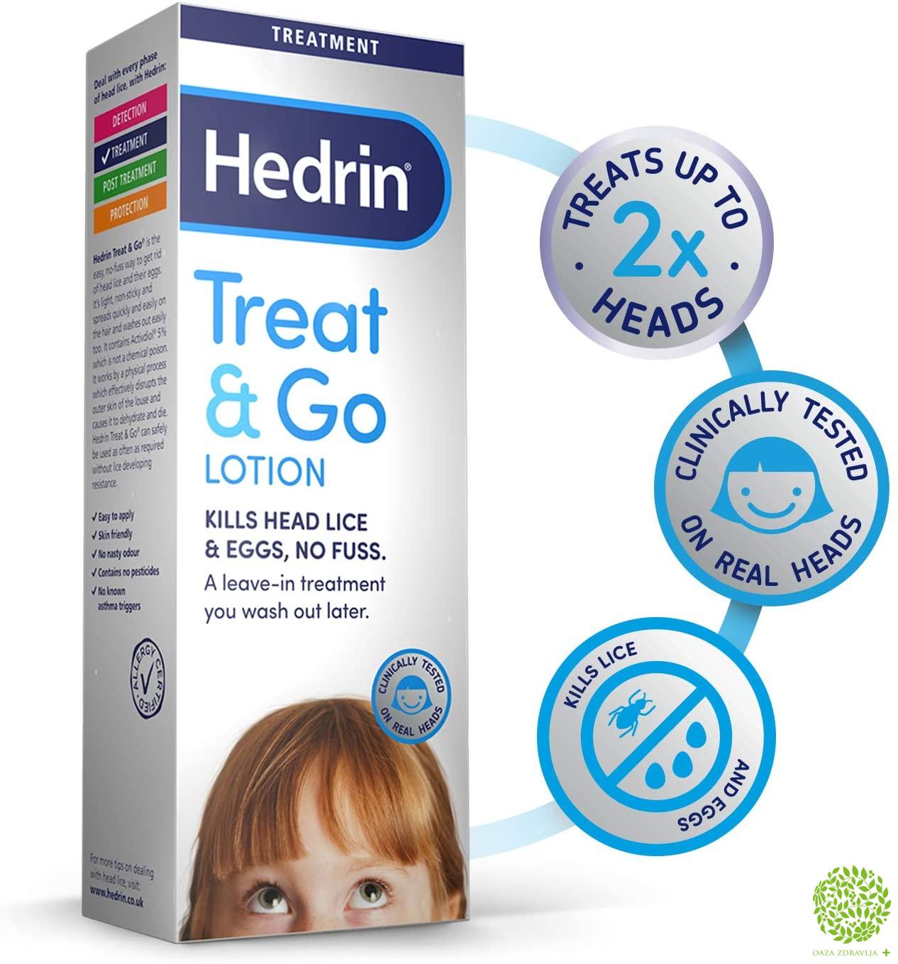 HEDRIN TREAT&GO LOSION 50ML
