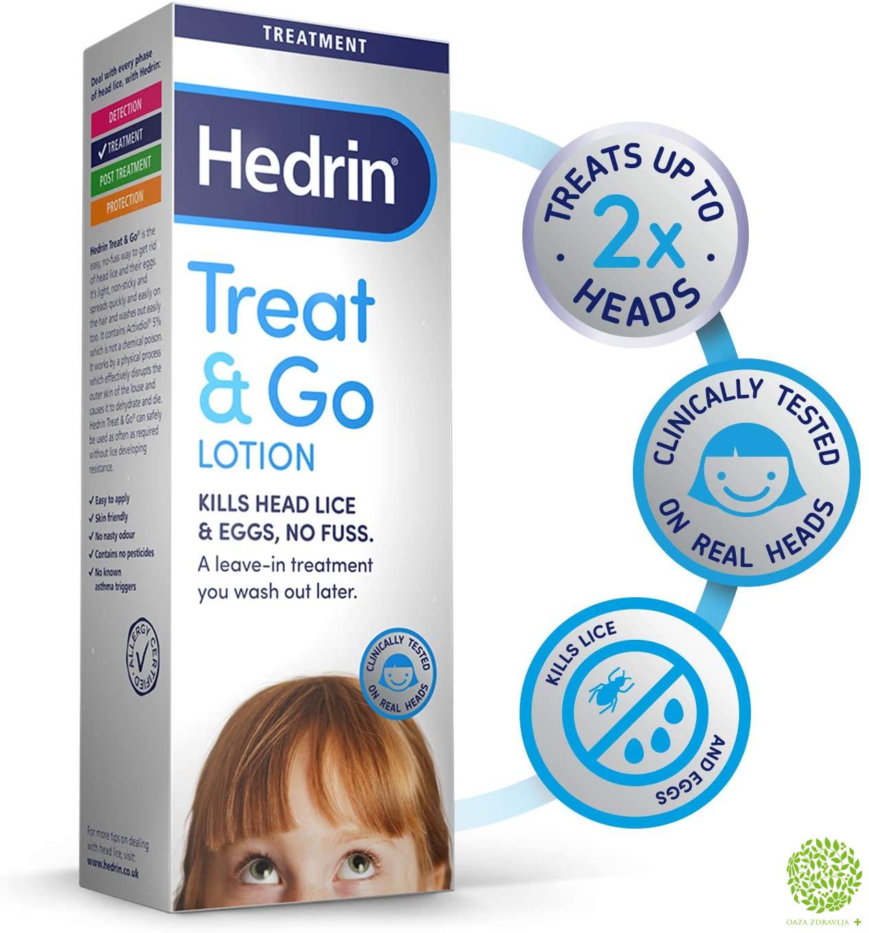 HEDRIN TREAT&GO LOSION 50ML 