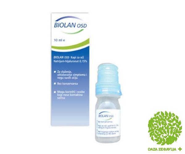 BIOLAN OSD KAPI ZA OČI 10ml 