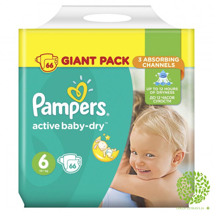 PAMPERS PELENE BR.6 66 kom. 