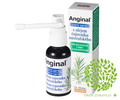 ANGINAL SPREJ ZA USTA SA ULJEM ČAJEVCA 30ml 