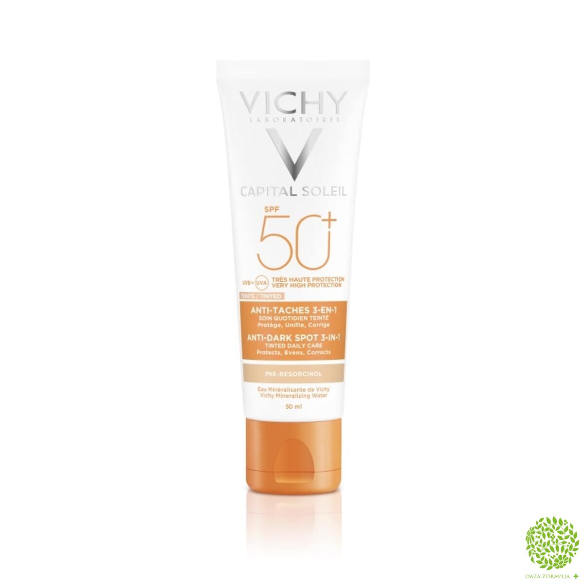 VICHY CAPITAL SOLEIL KREMA ANTI SPOT F50+ 50ML 