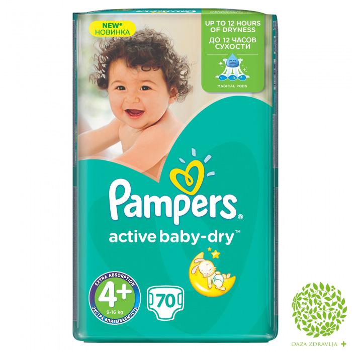 PAMPERS PELENE BR.4+ 70 kom. 