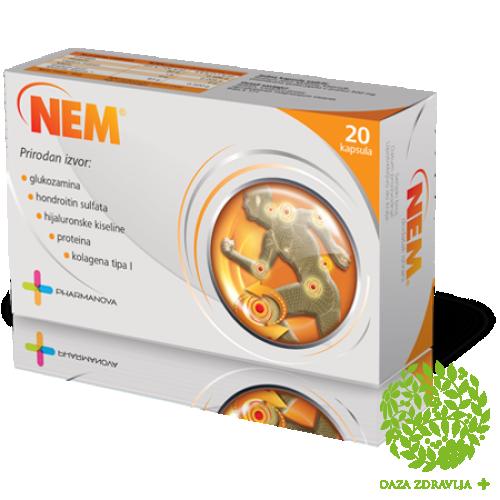 NEM kapsule 20X500mg 