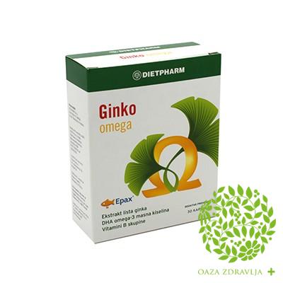 DIETPHARM GINKO OMEGA + B COMPLEX -  AKCIJA 4+1 