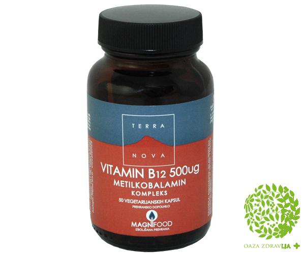 TERRA NOVA VITAMIN B12 kapsule 50X500mcg 