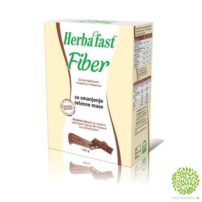 HERBAFAST FIBER ČOKOLADA 10 kesica 