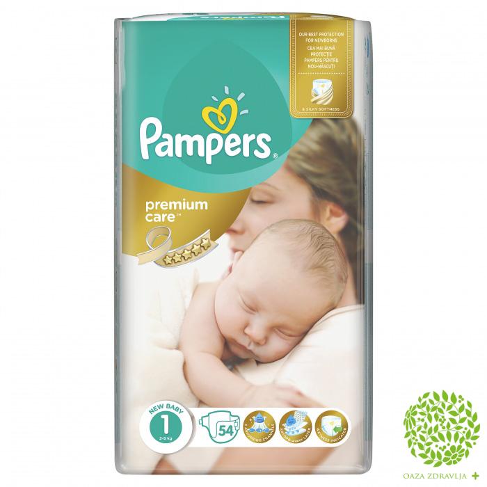 PAMPERS PELENE PREMIUM 1 54 kom.