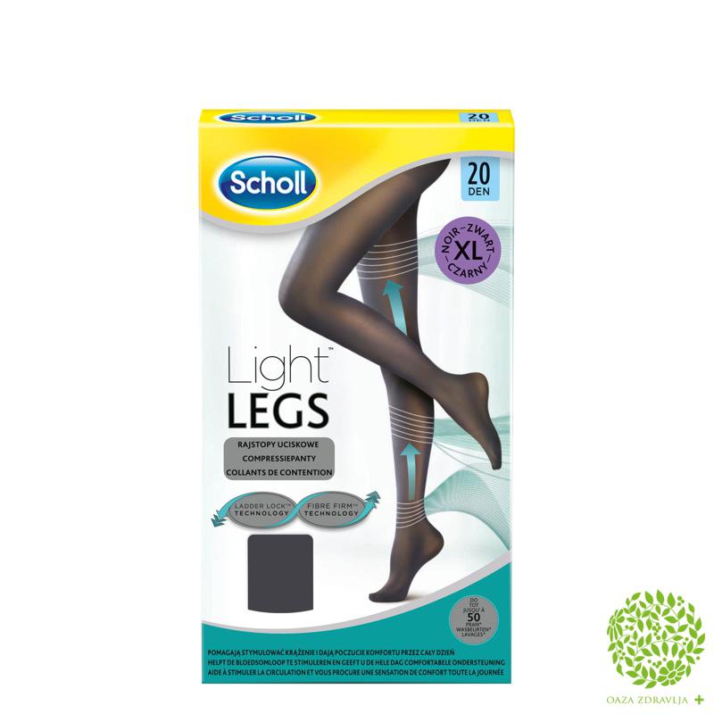 SCHOLL LIGHT LEGS 20 DEN BLACK XL 