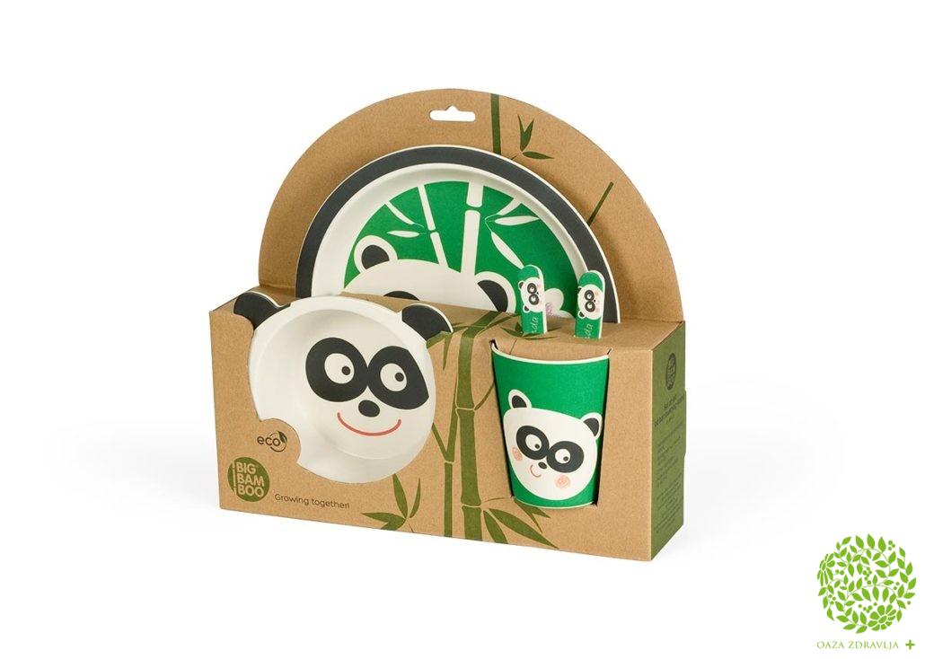 BIGBAMBOO SET ZA JELO PANDA BB102-2