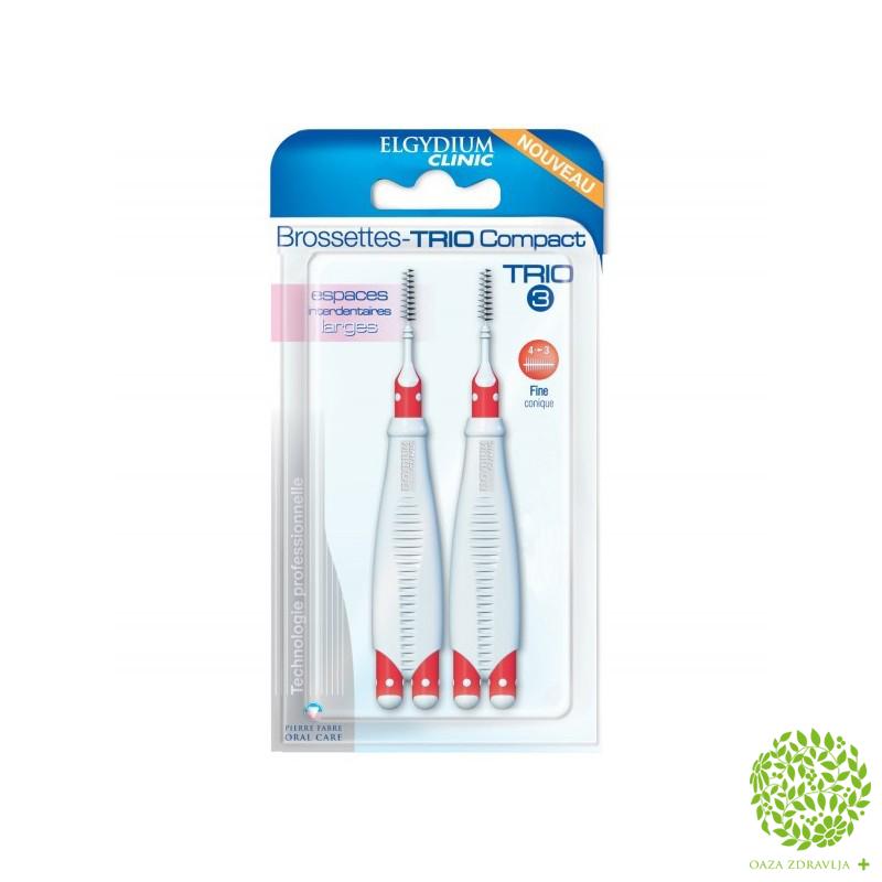 ELGYDIUM TRIOCOMPACT 3 INTERDENTALNE ČETKICE