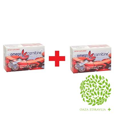 OMEGA CARNITIN kapsule 30x1000mg - AKCIJA 1+1 