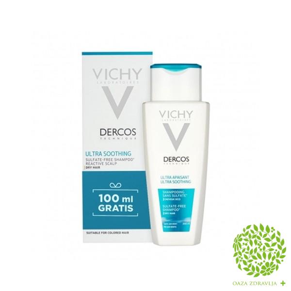 VICHY DERCOS IZUZETNO UMIRUJUĆI ŠAMPON (normalna do masna kosa) - PROMO 400ML 