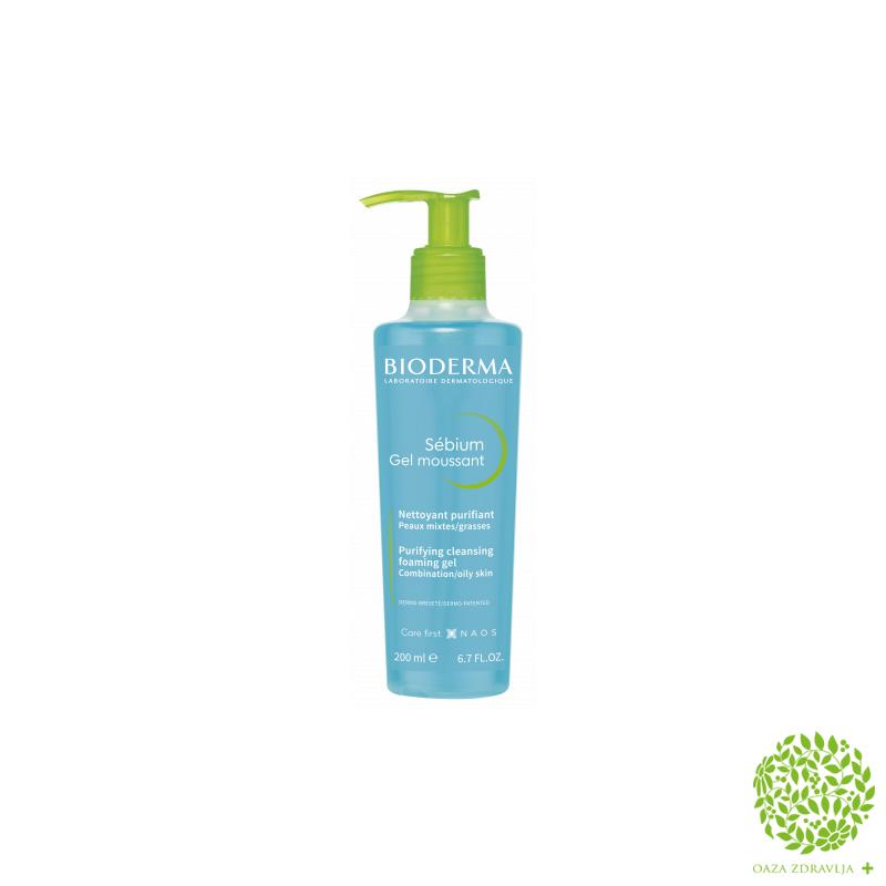 BIODERMA SEBIUM GEL MOUSSANT 200ML 