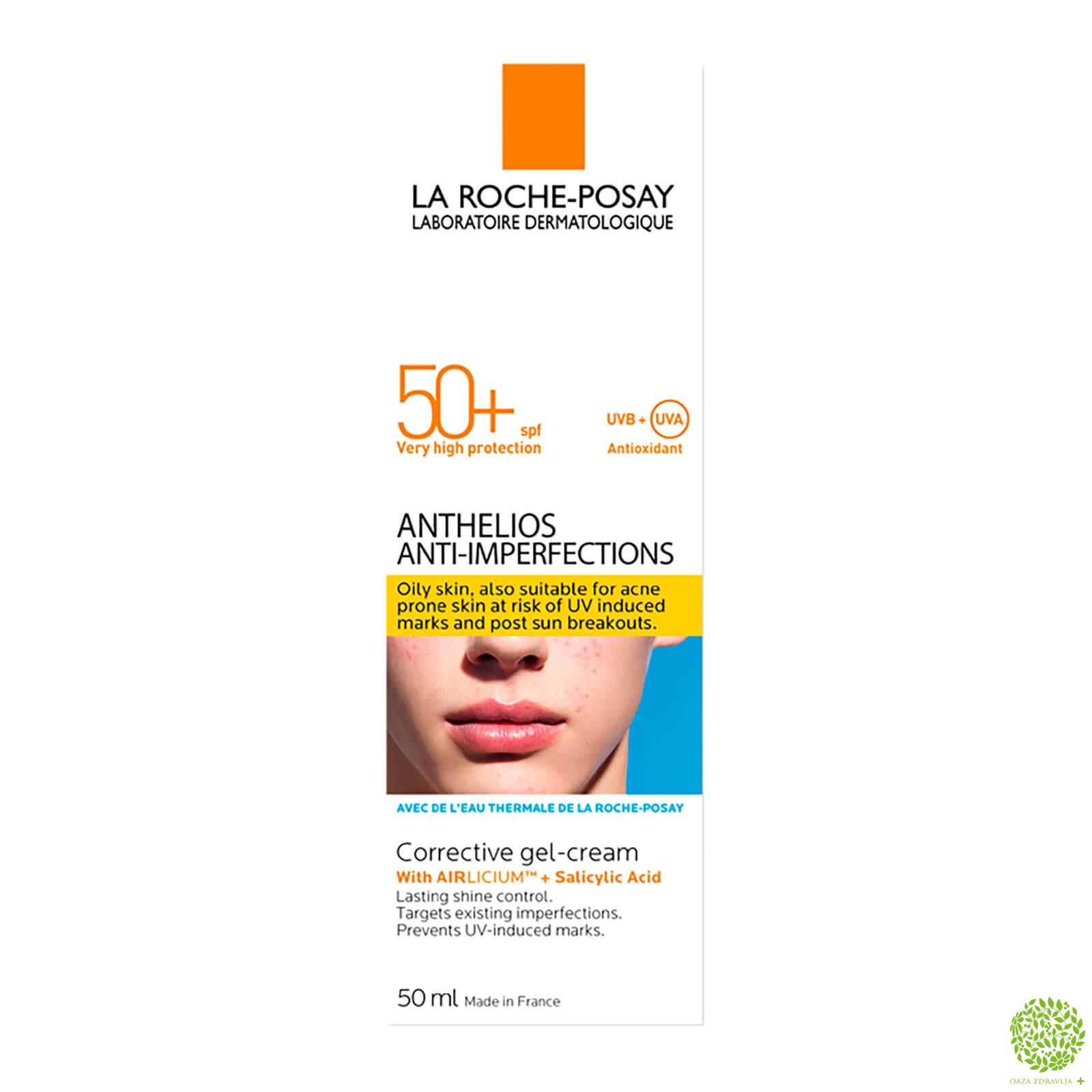 LA ROCHE-POSAY ANTHELIOS ANTI-IMPERFECTIONS GEL-CREAM SPF50+ 