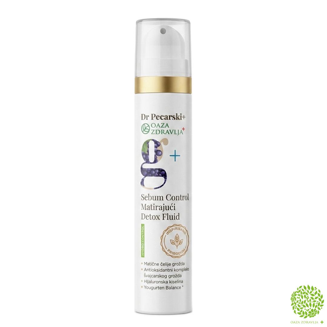 DR PECARSKI+ OAZA ZDRAVLJA SEBUM CONTROL MATIRAJUĆI DETOX FLUID 50ml 