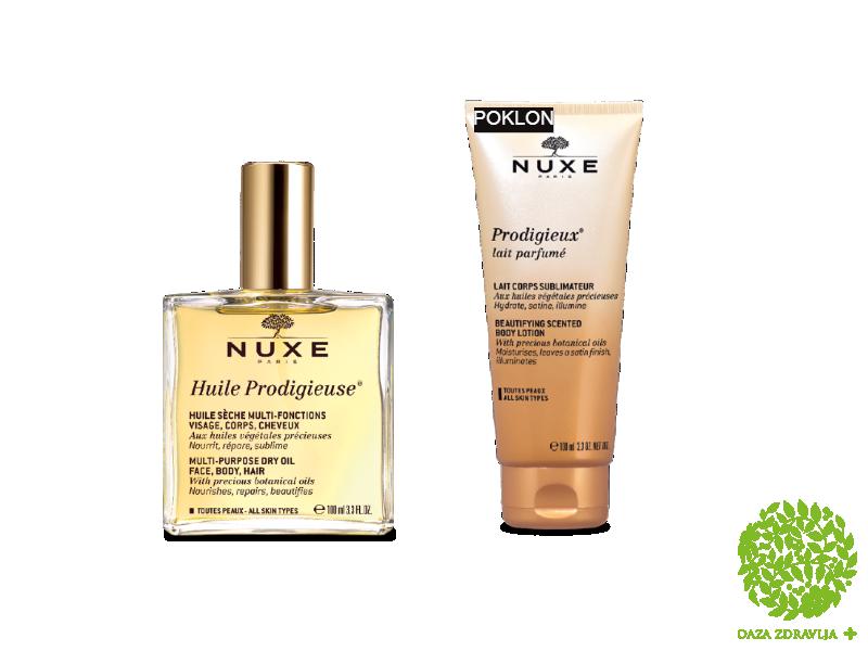 NUXE SUVO ULJE 100ml + GEL ZA TUŠIRANJE 100ml 