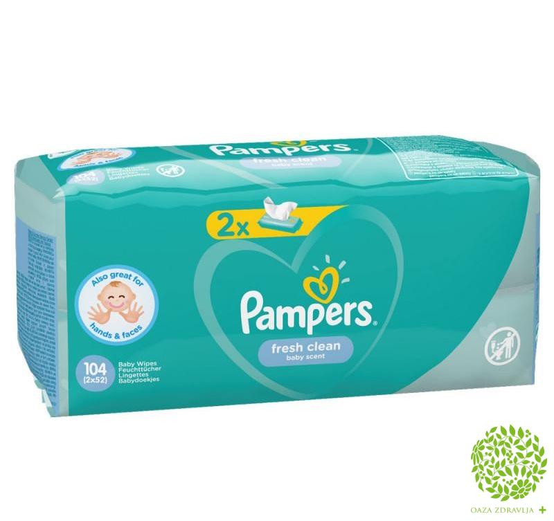 PAMPERS MAR.VL.FRESH CLEAN 2X52