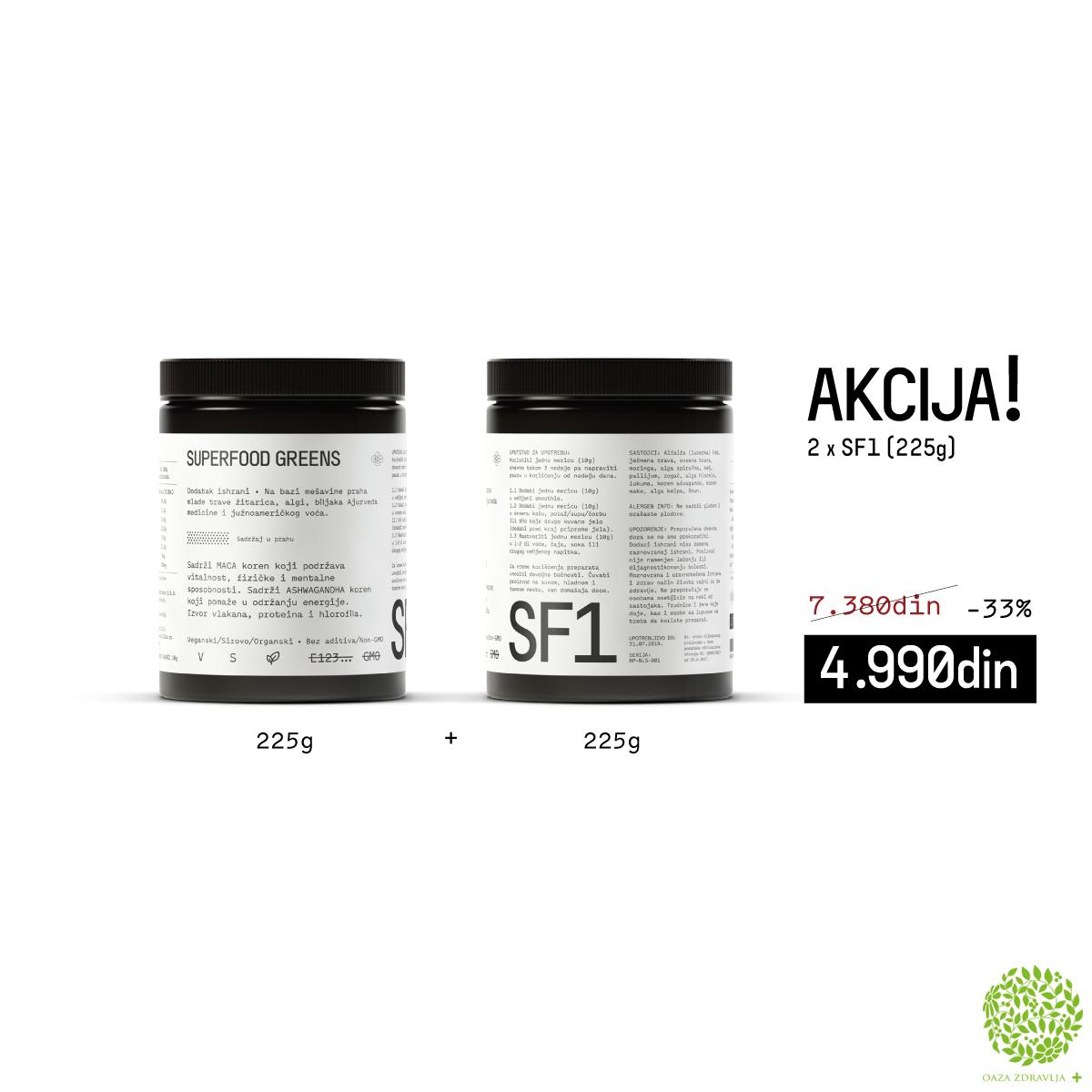 SF1 SUPERFOOD SUPER AKCIJA 2XSF1 225G 