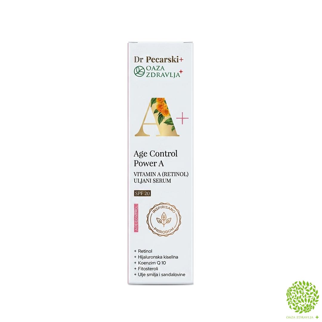 DR PECARSKI+ OAZA ZDRAVLJA AGE CONTROL POWER A SERUM SPF20 30ML 