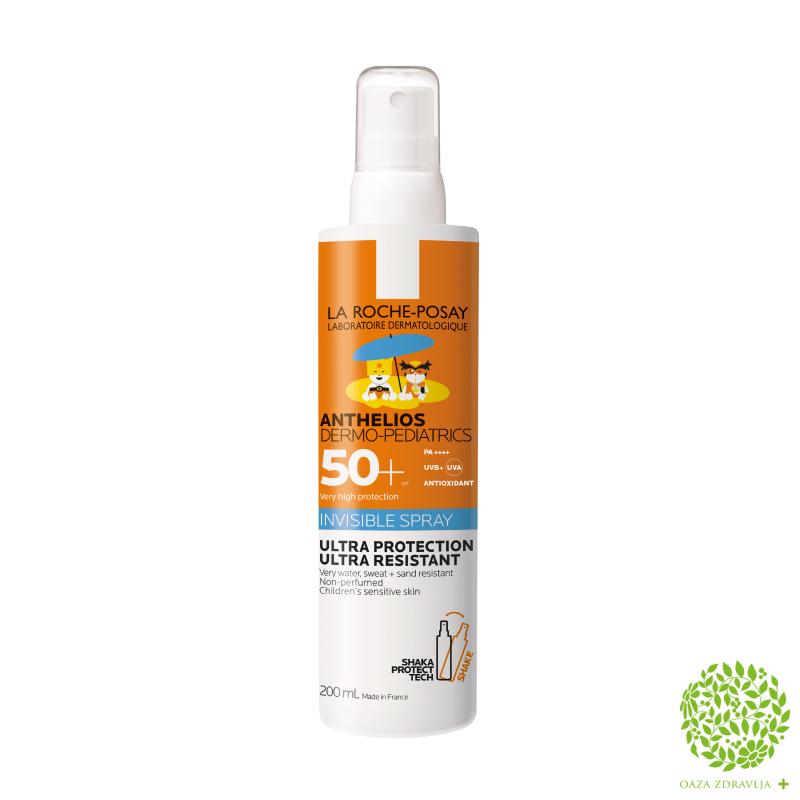 LA ROCHE-POSAY ANTHELIOS PEDIJATRIJSKI NEVIDLJIVI SPREJ ZA LICE I TELO SPF50+ 200ml