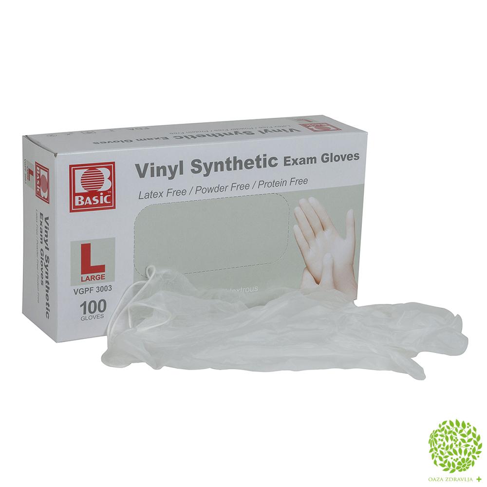 RUKAVICE VINILNE L 100 KOM