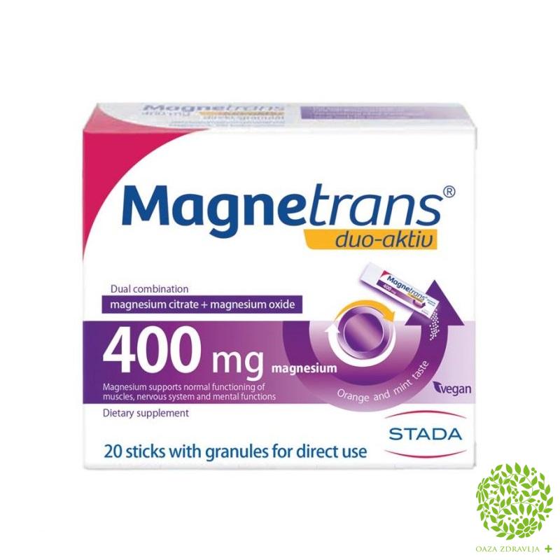 MAGNETRANS DUO-AKTIV DIREKT GRANULE 400mg 20 kesica 