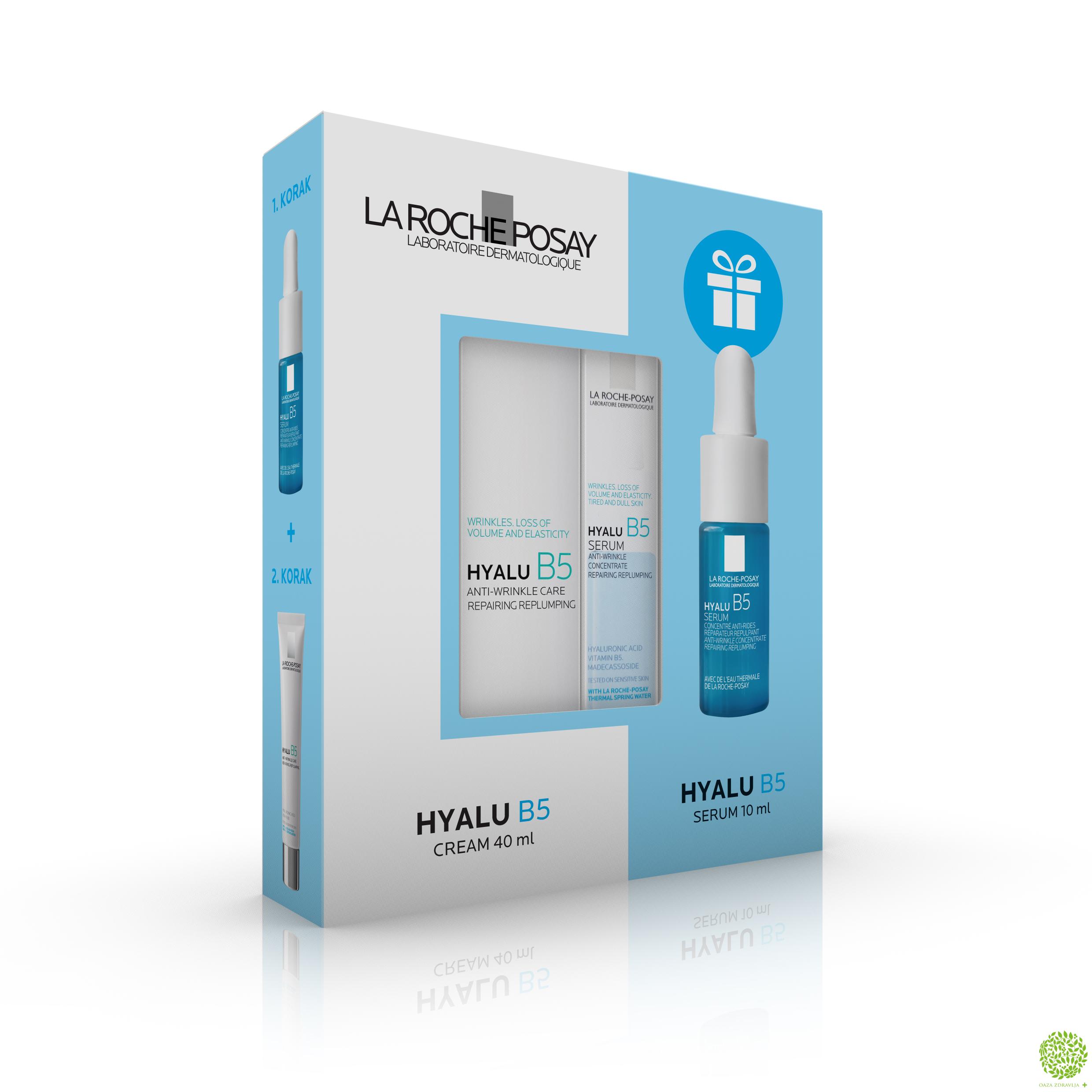 LA ROCHE POSAY HYALU B5 KREMA 40ML + B5 SERUM 10ML GRATIS 