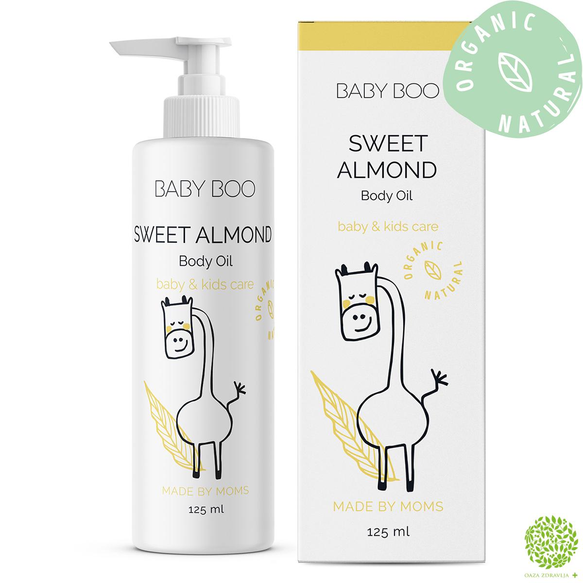 BABY BOO SWEET ALMOND BODY OIL 125ml 