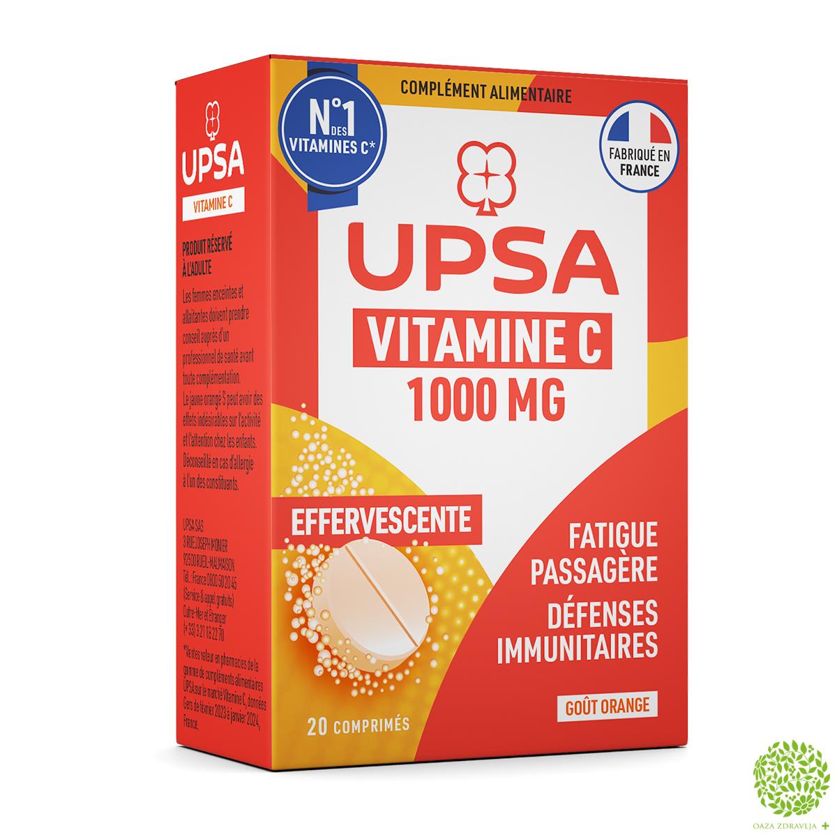 VITAMIN C 1000MG ŠUMEĆE TBL A20 