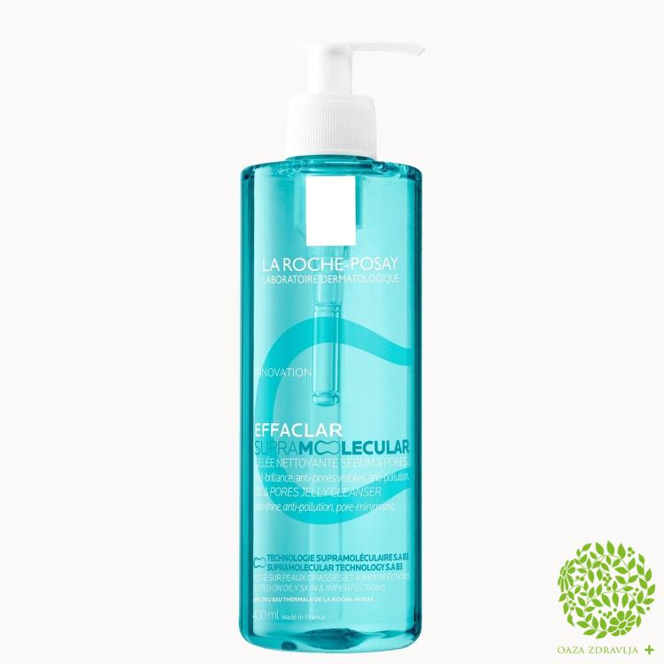 LA ROCHE-POSAY EFFACLAR SUPRA CLEAN GEL ZA ČIŠĆENJE LICA 400ML 