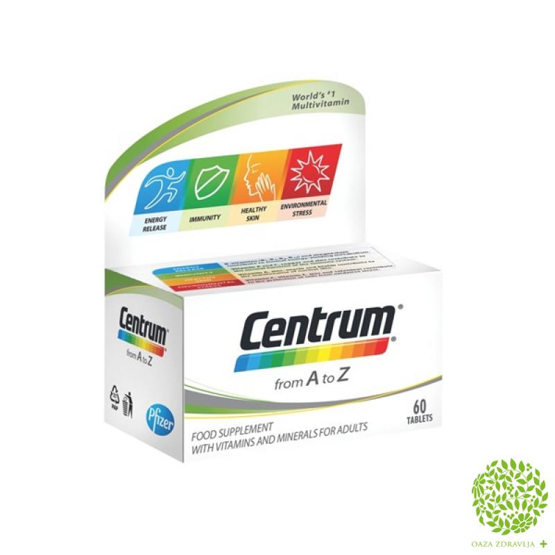 Centrum Lutein A Z 60 Tableta Oaza Zdravlja