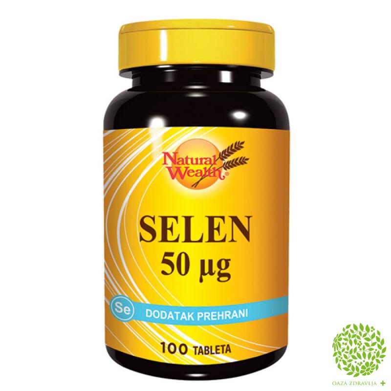 Selen Tablete 100x50mg Oaza Zdravlja