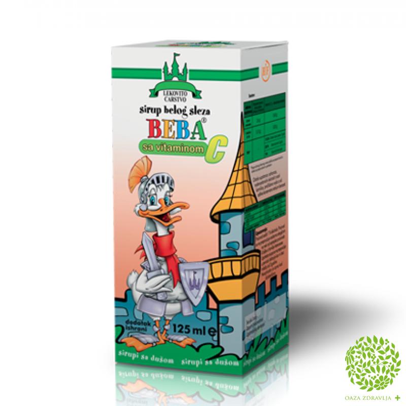 Sirup Beli Slez Beba Vitamin C 125ml Oaza Zdravlja