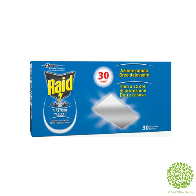 Raid Za Komarce 30 Tableta Oaza Zdravlja