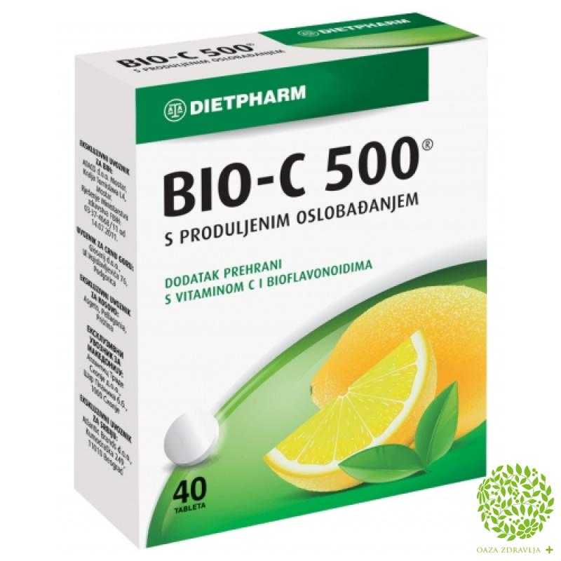 Dietpharm Bio C 500 Mg 40 Tableta Oaza Zdravlja