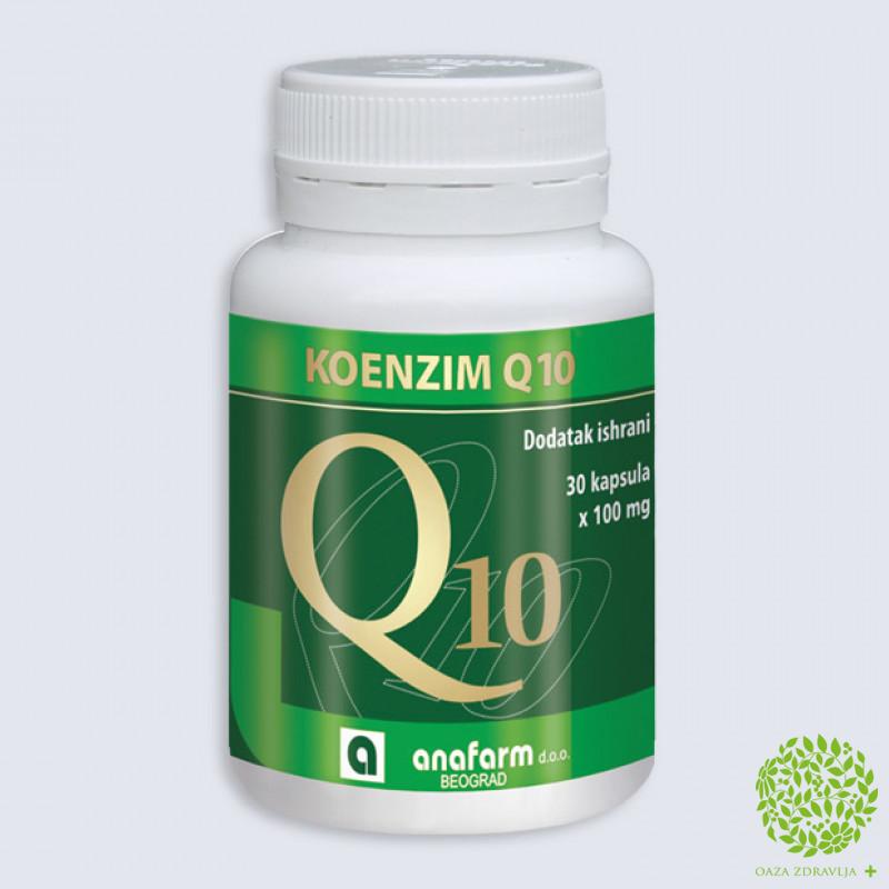 Co Q10 100 Mg X 30 Kapsula Oaza Zdravlja