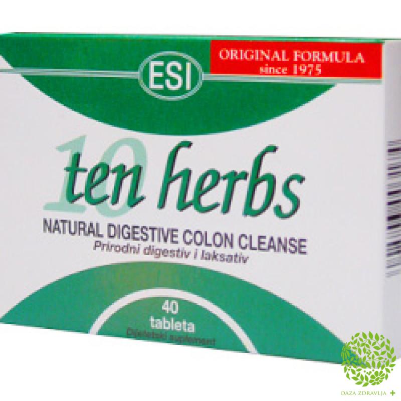 Ten Herbs 40 Tableta Oaza Zdravlja