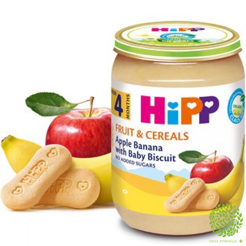 Kasica Jabuka Banana Keks 190g Oaza Zdravlja