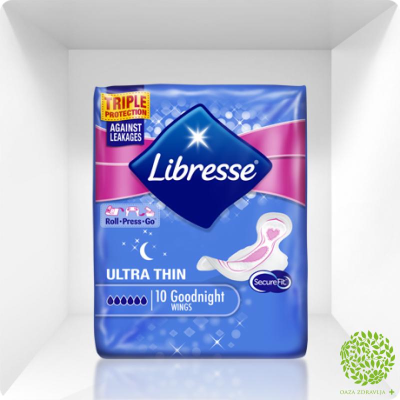 Ulosci Libresse Invisible Goodnight 10 Kom Oaza Zdravlja