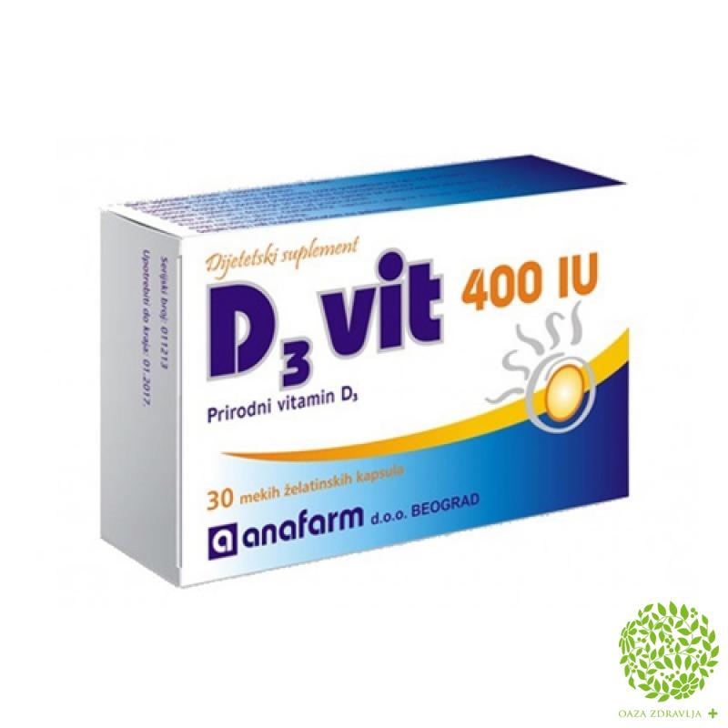 D3 Vit Soft 30 Kapsula Oaza Zdravlja