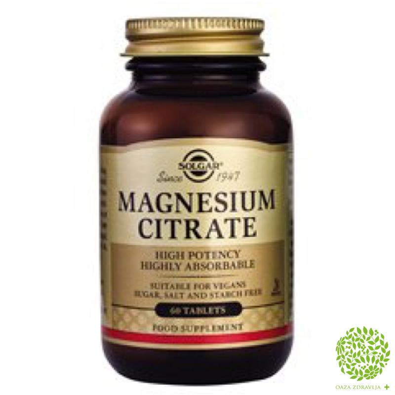 Magnezijum Citrate 60 Tableta Oaza Zdravlja