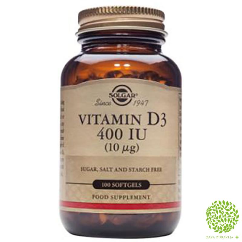 Vitamin D3 100 Kapsula Oaza Zdravlja
