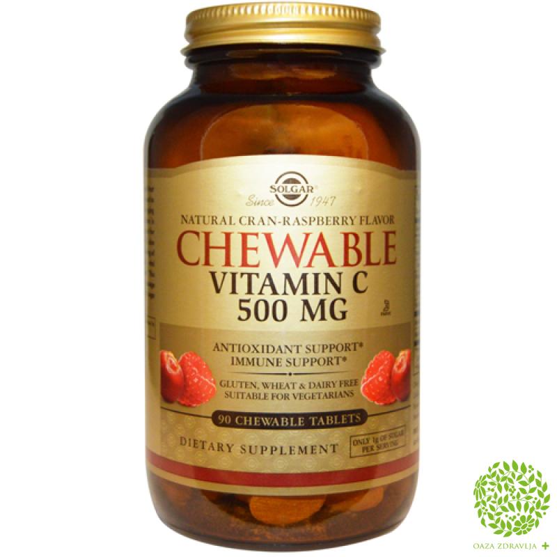 Vitamin C 90x500 Mg Oaza Zdravlja
