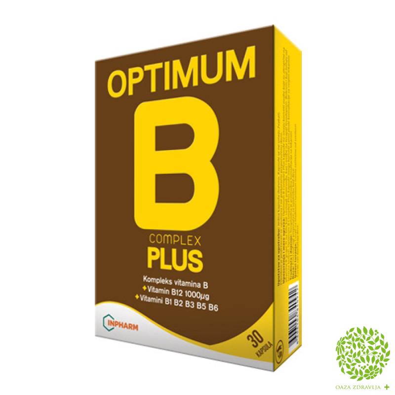 Optimum B Complex Plus 30 Kapsula Oaza Zdravlja