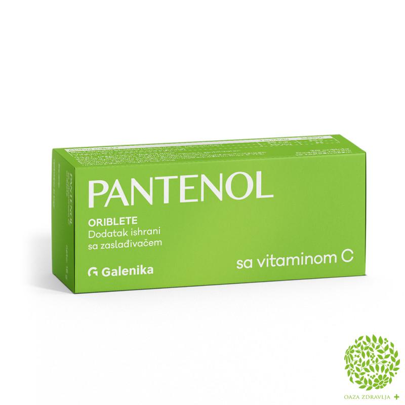 Pantenol Vitamin C Oriblete 20 Kom Oaza Zdravlja